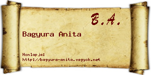Bagyura Anita névjegykártya